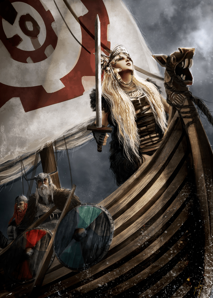 Shieldmaidens in Viking Sagas and Graves 